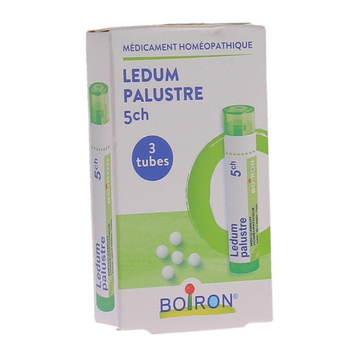 Ledum palustre 5ch granules Boiron - boite de 3 tubes de 4g