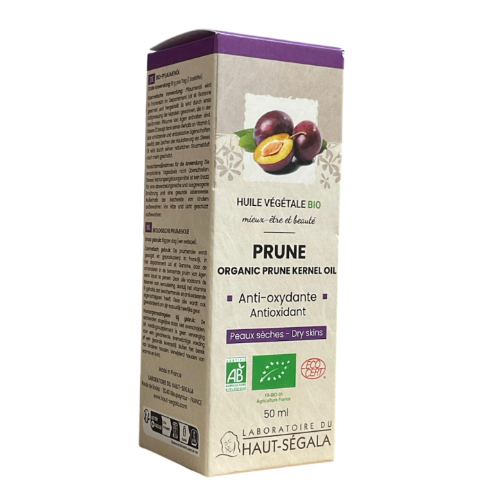 Huile de prune bio anti-oxydante Laboratoire Haut-S&eacute;gala - flacon de 50ml