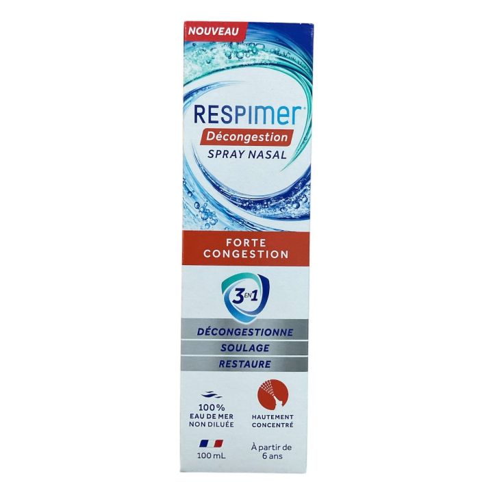 Spray nasal forte d&eacute;congestion Respimer - spray de 100ml