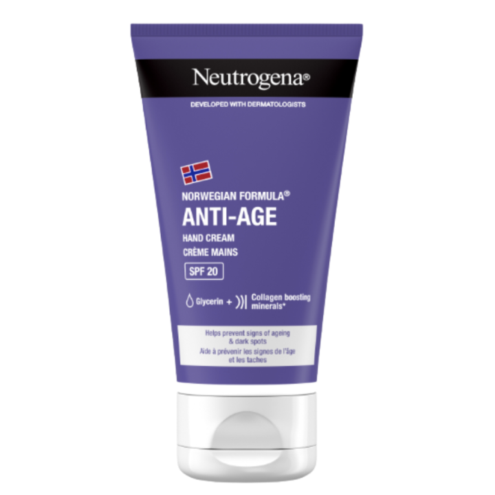 Cr&egrave;me mains anti-&acirc;ge spf20 Neutrogena - tube de 75ml