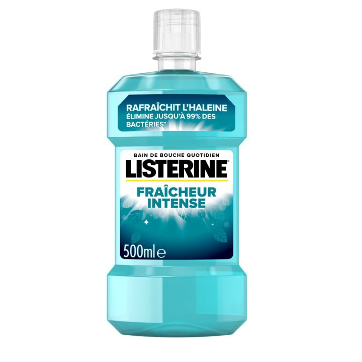 Bain de bouche quotidien fra&icirc;cheur intense Listerine - flacon de 500ml