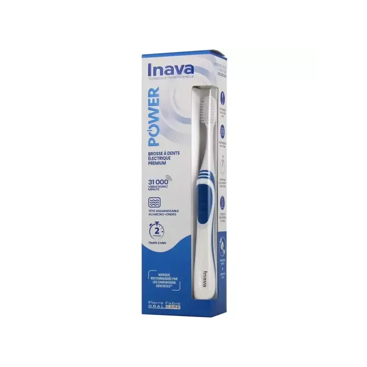 Power brosse &agrave; dents &eacute;lectrique premium Inava - 1 brosse &agrave; dents &eacute;lectrique