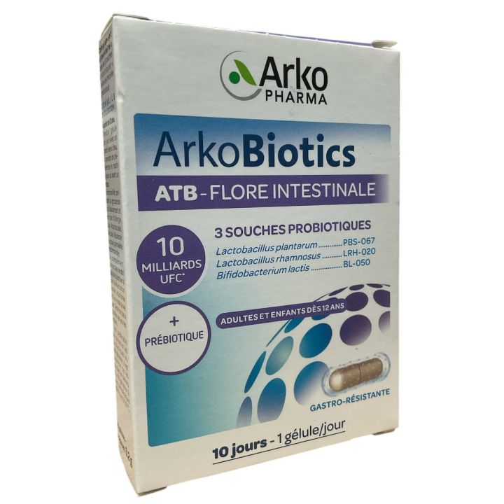 Arkobiotics atb flore intestinale Arkopharma - boite de 10 g&eacute;lules