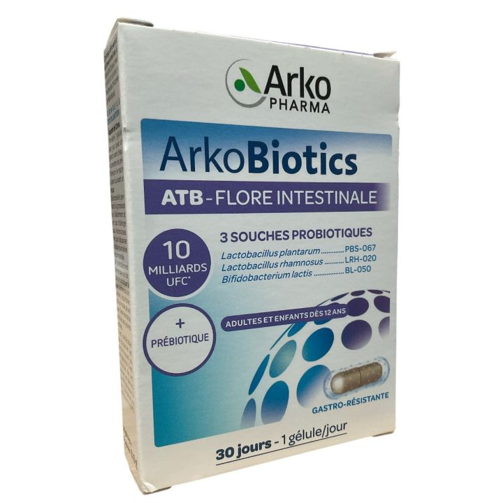 Arkobiotics atb flore intestinale Arkopharma - boite de 30 g&eacute;lules