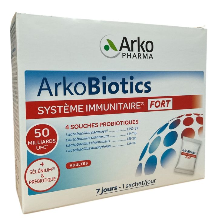 Arkobiotics syst&egrave;me immunitaire fort Arko Pharma - boite de 7 sachets 
