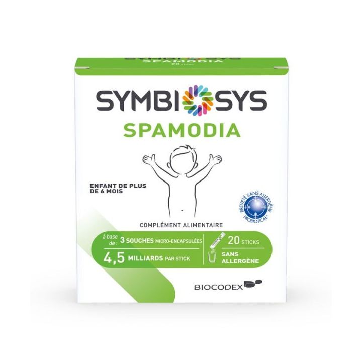 Symbiosys Spamodia Biocodex - bo&icirc;te de 20 sticks