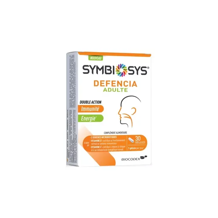 Symbiosys Defencia adulte Biocodex - bo&icirc;te de 30 g&eacute;lules