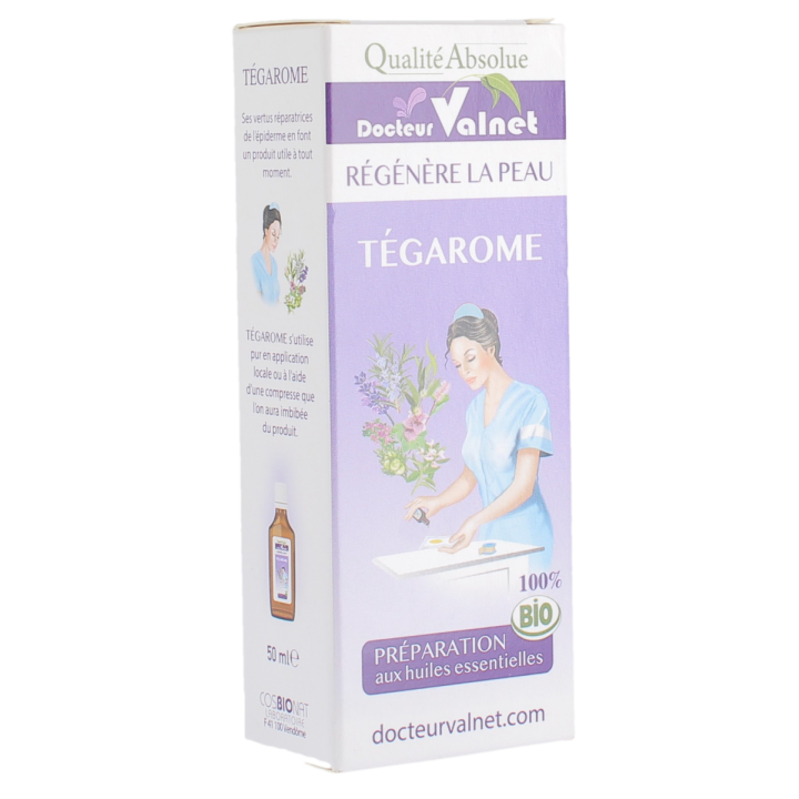 T&eacute;garome r&eacute;g&eacute;n&eacute;rateur de peau bio Dr Valnet - flacon de 50ml