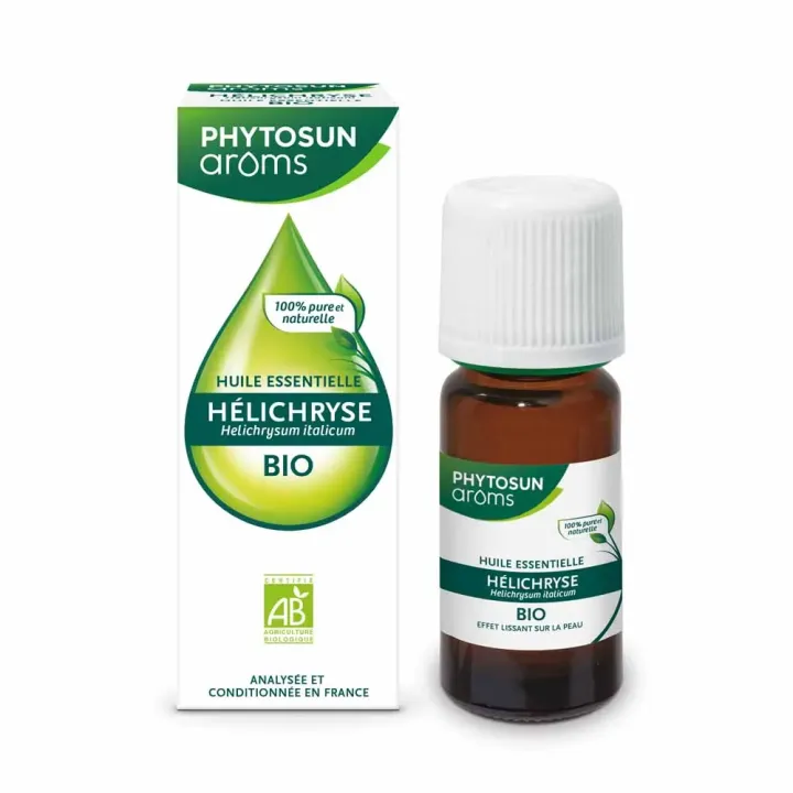 Huile Essentielle H&eacute;lichryse bio Phytosun Ar&ocirc;ms - flacon de 5ml