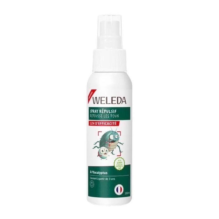 Spray r&eacute;pulsif anti-poux Weleda - spray de 100ml
