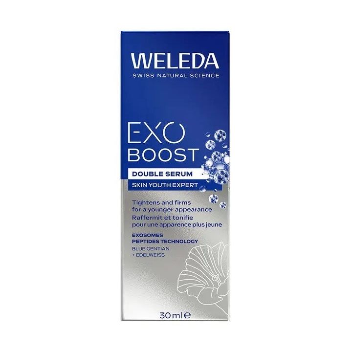 Exo Boost double s&eacute;rum Weleda - flacon-pompe de 30ml