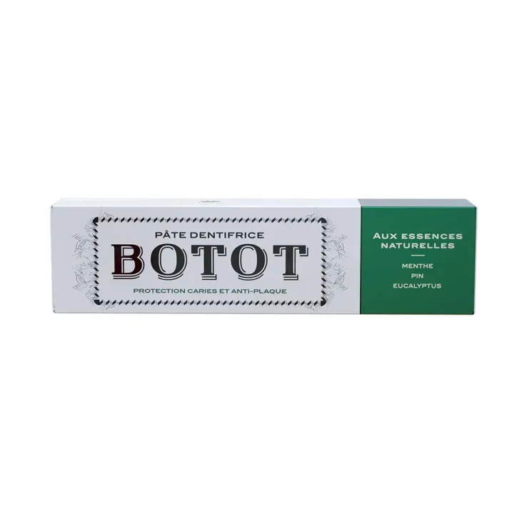 P&acirc;te dentifrice Menthe Pin Eucalyptus Botot - tube de 75 ml