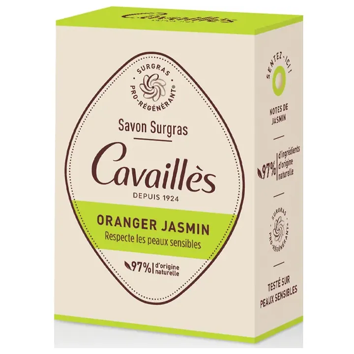 Savon surgras oranger jasmin Rog&eacute; Cavaill&egrave;s - pain de 100g