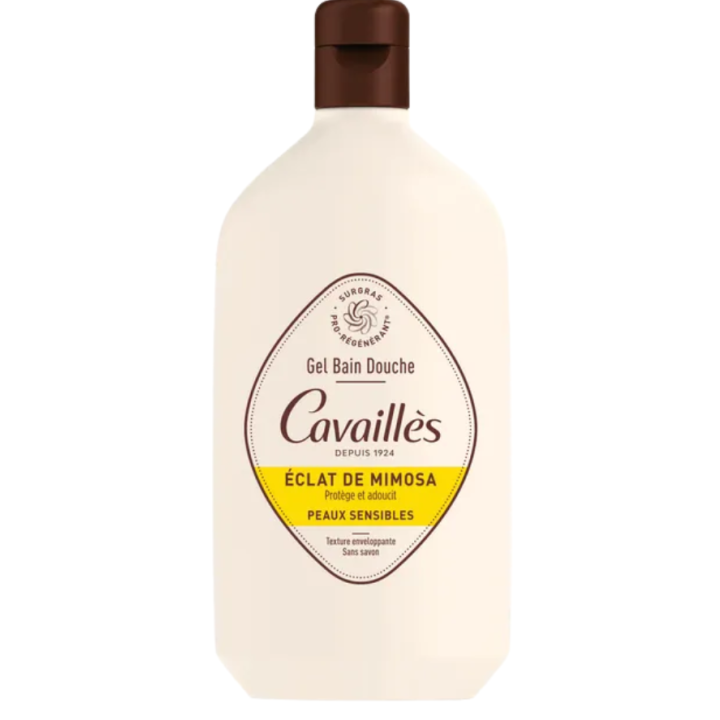 Gel bain douche &eacute;clat de mimosa Rog&eacute; Cavaill&egrave;s - flacon de 400ml