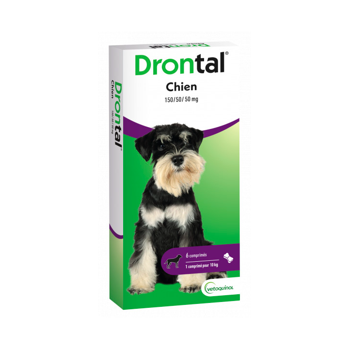 Dontral chien comprim&eacute; app&eacute;tent ar&ocirc;me viande Vetoquinol - boite de 6 comprim&eacute;s s&eacute;cables