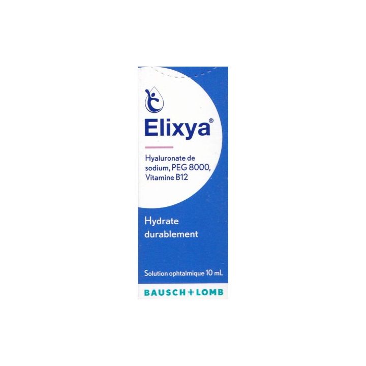 Elixya solution ophtalmique Bausch & Lomb - flacon de 10ml