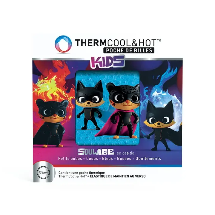 Thermocool&hot poche de billes kids h&eacute;ros Bausch lomb - poche de billes 136mm