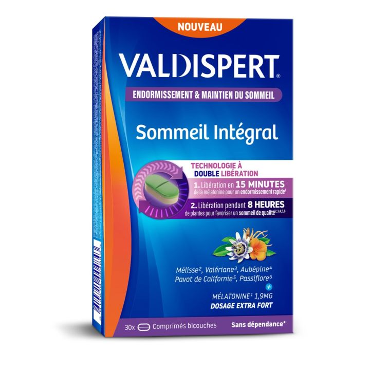 Sommeil int&eacute;gral Valdispert - bo&icirc;te de 30 comprim&eacute;s
