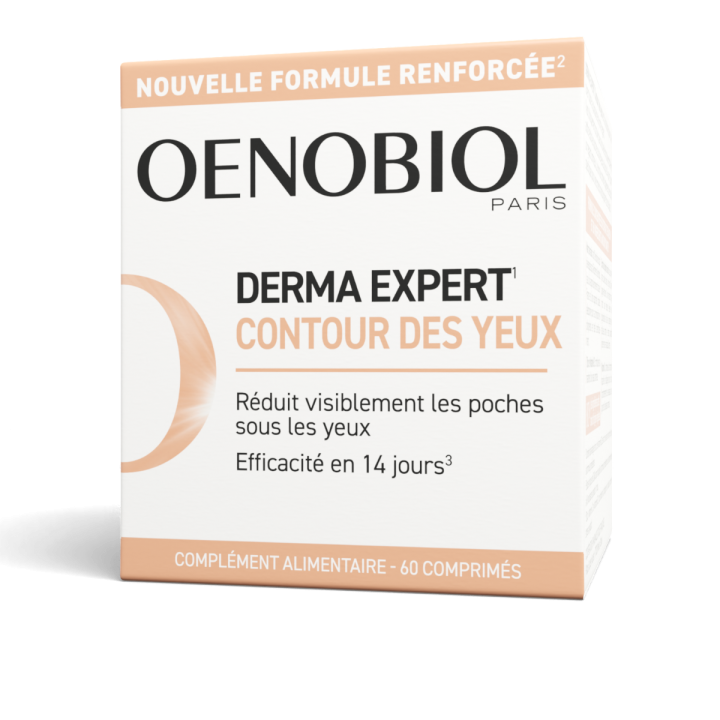 Derma Expert contour des yeux Oenobiol - bo&icirc;te de 60 comprim&eacute;s
