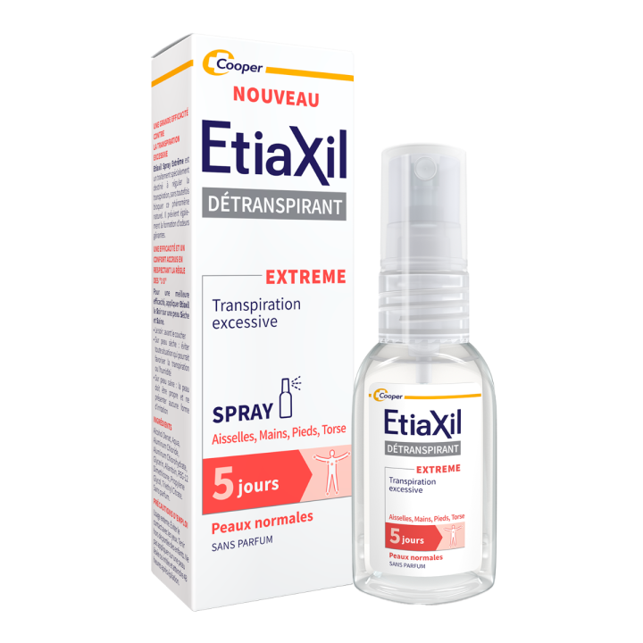 Etiaxil d&eacute;transpirant extr&egrave;me 5 jours multizones Cooper - spray de 30ml