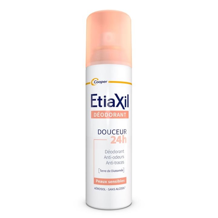 D&eacute;odorant douceur 48h sans aluminium Etiaxil - spray de 150 ml