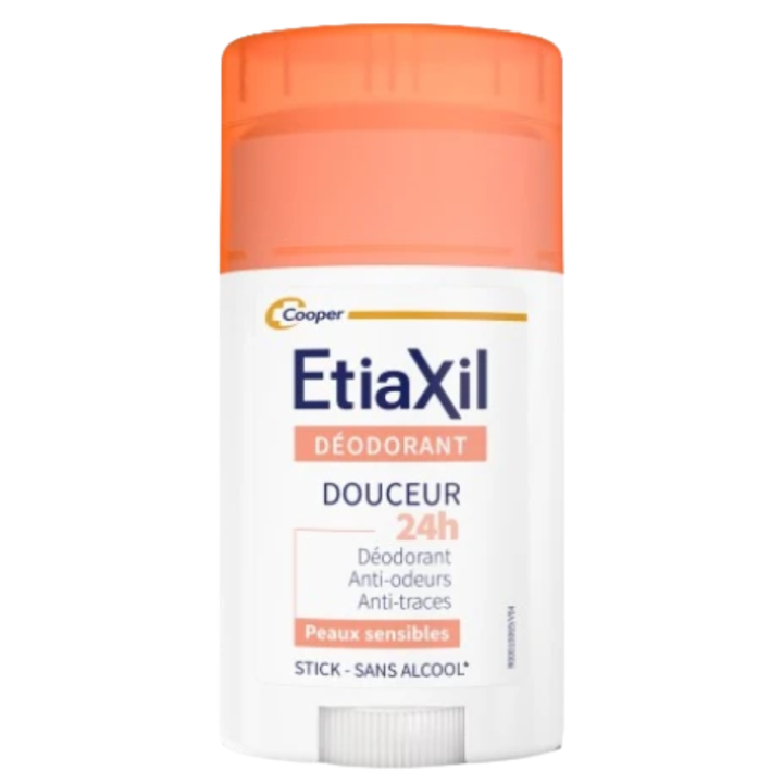 D&eacute;odorant stick douceur 24h peaux sensibles Etiaxil - stick de 40g