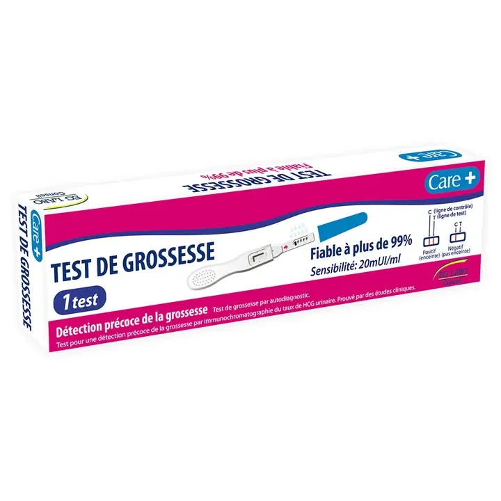 Test de grossesse pr&eacute;coce Care+ EG Labo - un test