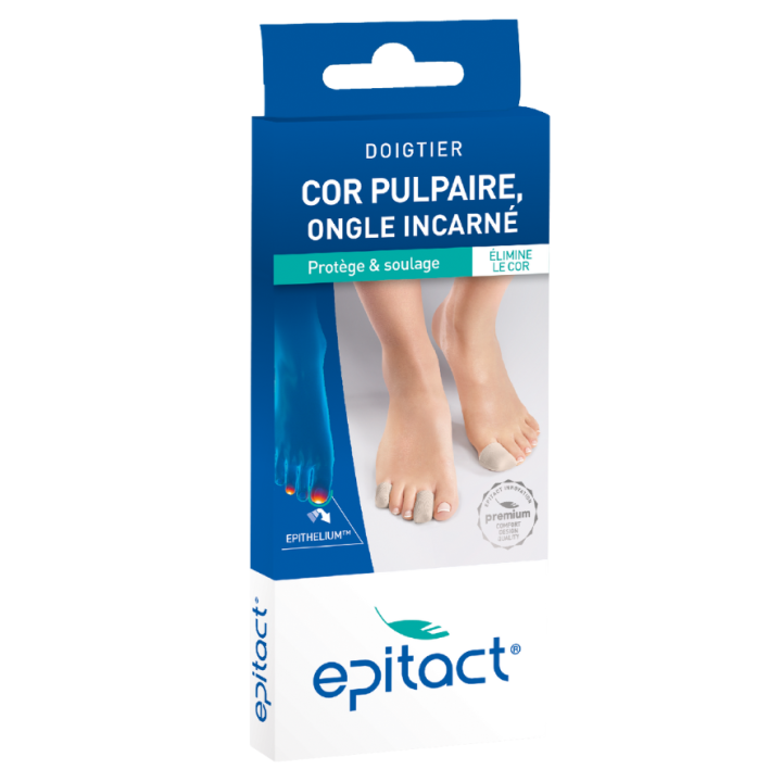 Doigtier cor pulpaire ongle incarn&eacute; taille L Epitact - une unit&eacute;  