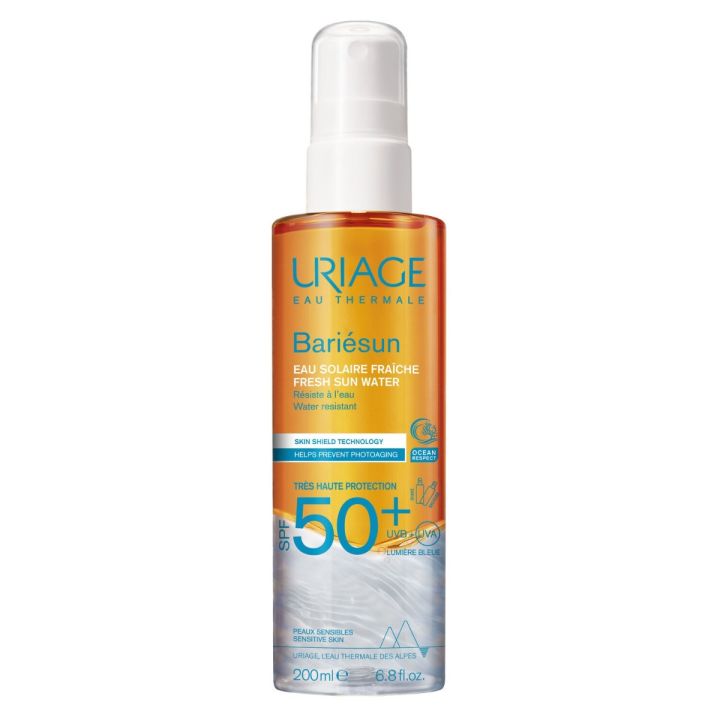 Eau solaire fra&icirc;che SPF50+ Uriage - spray de 200ml
