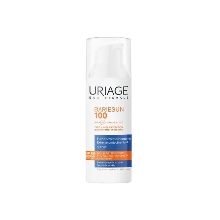 Bari&eacute;sun 100 fluide protecteur extr&ecirc;me SPF50+ Uriage - flacon-pompe de 50 ml