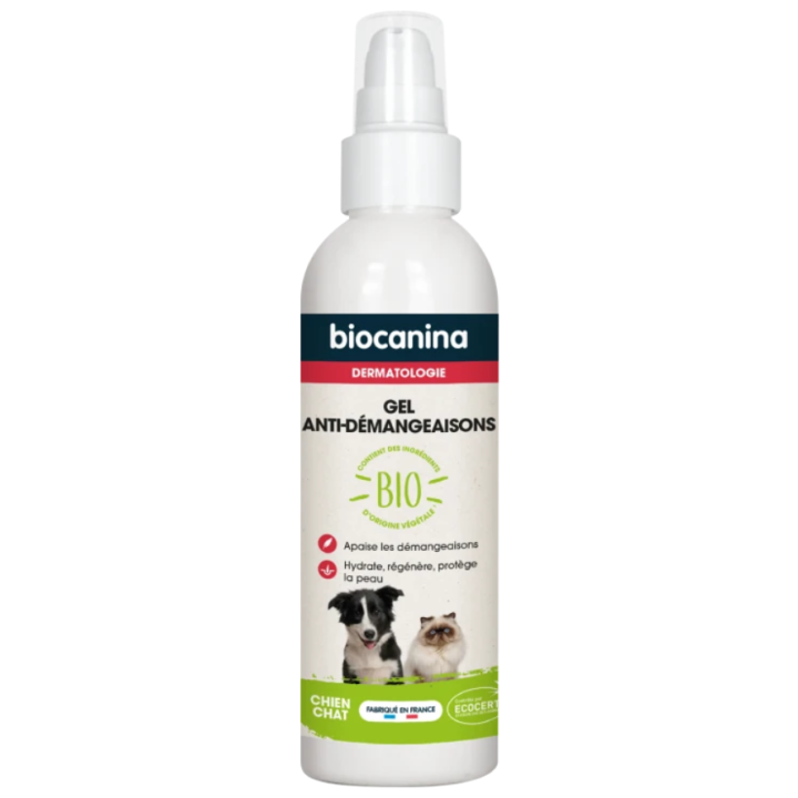 Gel anti-d&eacute;mangeaisons BIO Biocanina - spray de 125ml 