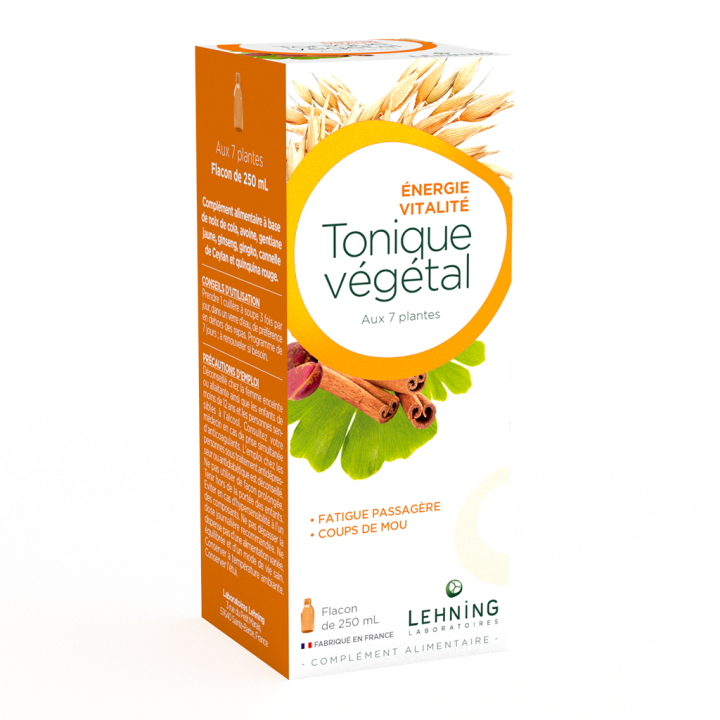 Tonique v&eacute;g&eacute;tal Lehning - flacon de 250 ml