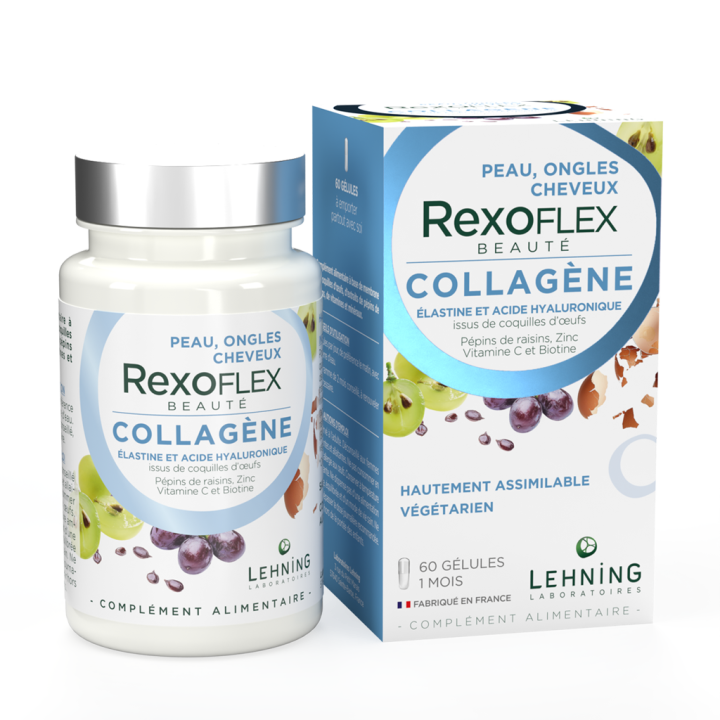 Rexoflex collag&egrave;ne beaut&eacute; Lehning - boite de 60 g&eacute;lules