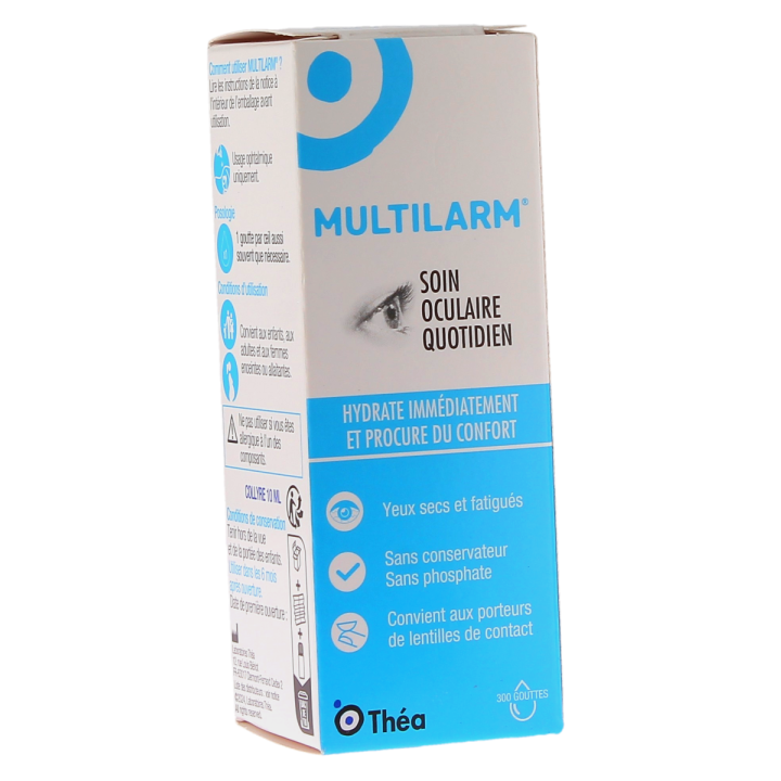 Multilarm collyre soin oculaire quotidien Th&eacute;a - flacon de 10ml 