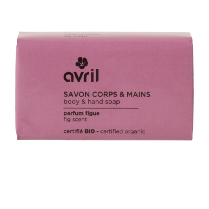 Savon corps & mains figue bio Avril - pain de 100g