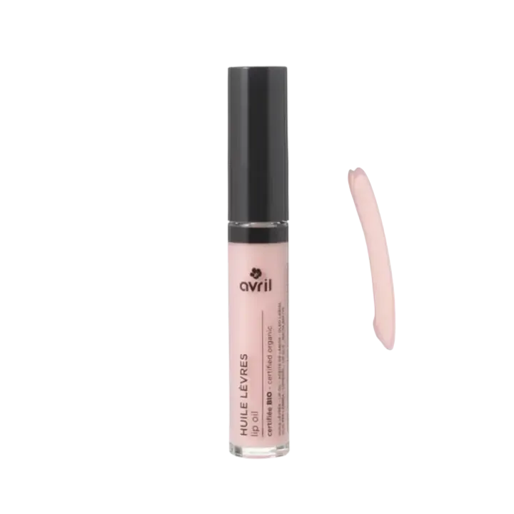 Huile l&egrave;vres bio Barbe &agrave; papa Avril - tube de 4ml