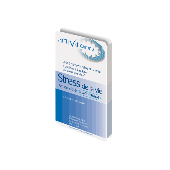 Stress de la vie action cibl&eacute;e ultra rapide Activa Chrono - boite de 15 g&eacute;lules