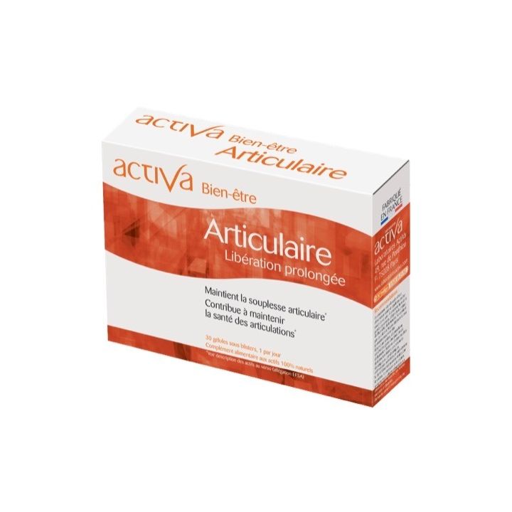Bien &ecirc;tre articulaire lib&eacute;ration prolong&eacute;e activa - boite de 30 g&eacute;lules
