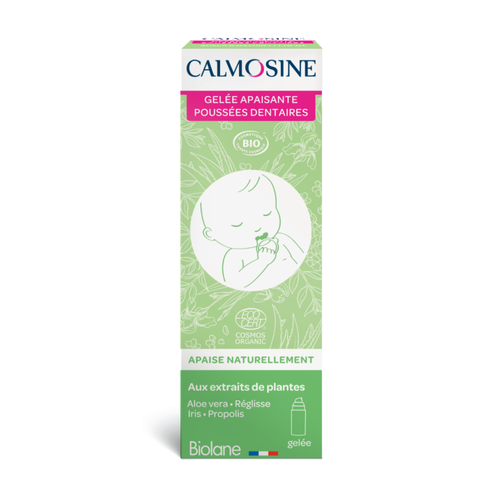 Calmosine Gel&eacute;e apaisante pouss&eacute;es dentaires bio Laudavie - flacon-pompe de 15ml