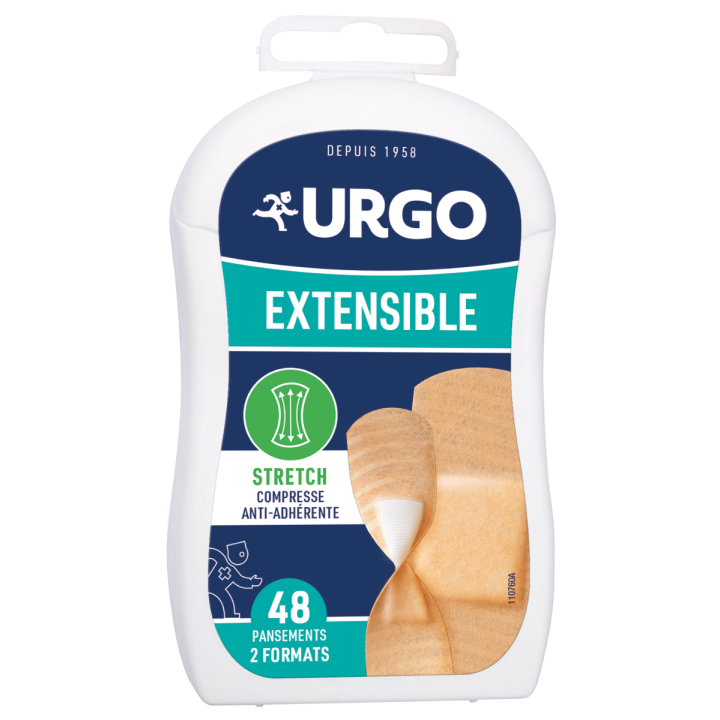 Pansements Extensible 2 tailles Urgo - bo&icirc;te de 48 pansements