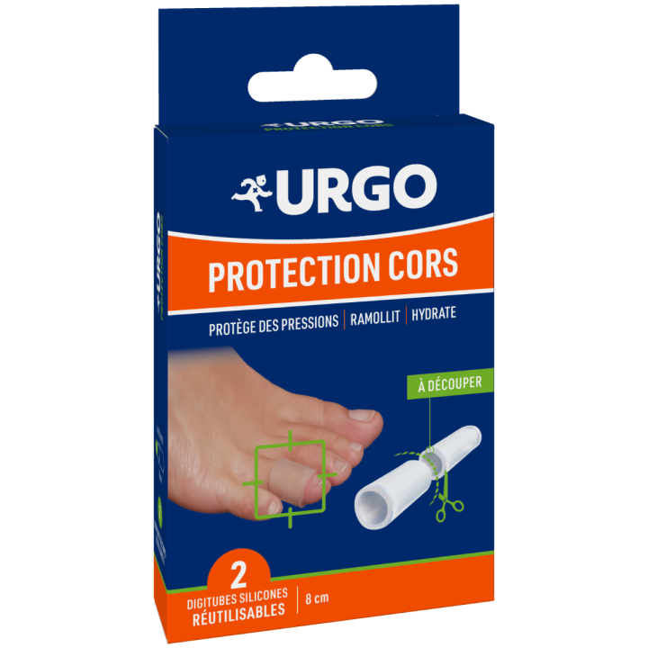 Protection Cors Urgo - 2 Digitubes &agrave; d&eacute;couper