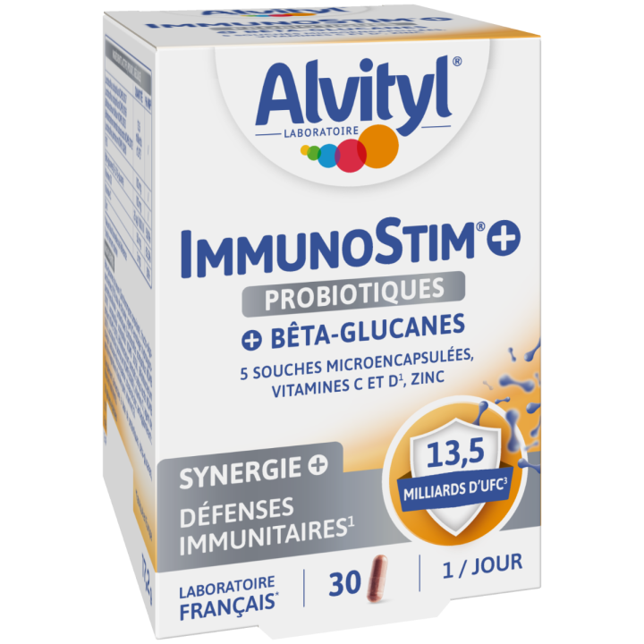 ImmunoStim probiotiques Alvityl - bo&icirc;te de 30 g&eacute;lules