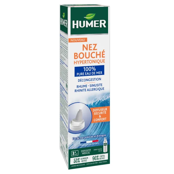 Humer nez bouch&eacute; hypertonique - spray de 50ml