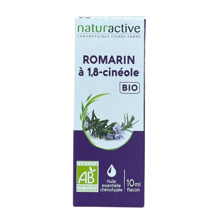 Huile essentielle Romarin &agrave; 1,8-cin&eacute;ol bio Naturactive - flacon de 10ml