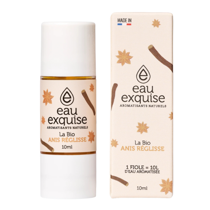 Eau exquise la bio anis r&eacute;glisse AGST Developpement - flacon compte-gouttes de 10ml