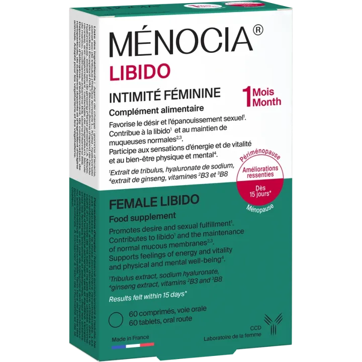 M&eacute;nocia Libido intimit&eacute; f&eacute;minine CCD - boite de 60 comprim&eacute;s