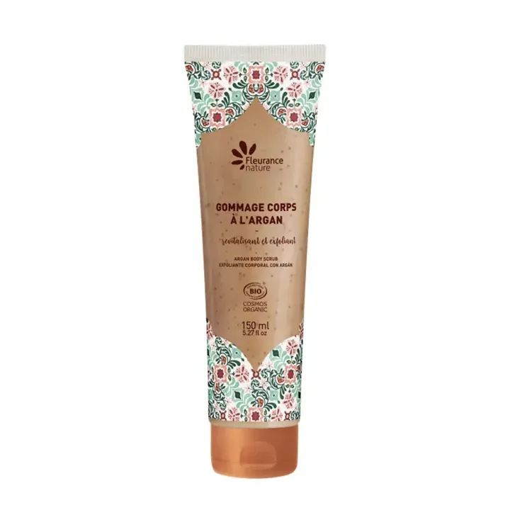 Gommage corps &agrave; l'argan bio Fleurance nature - tube de 150ml 