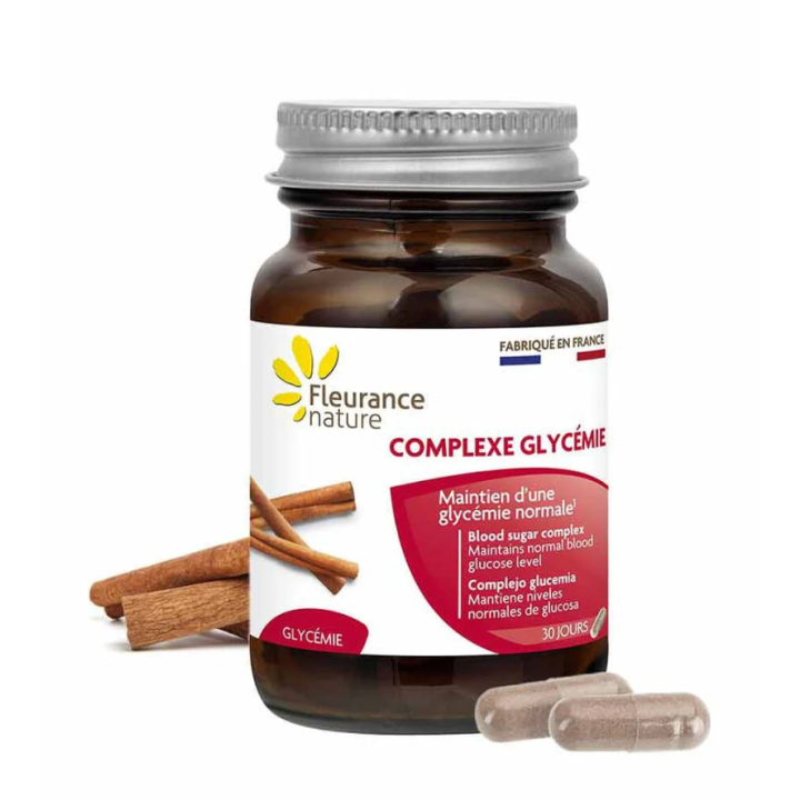 Complexe glyc&eacute;mie Fleurance Nature - pot de 30 g&eacute;lules 