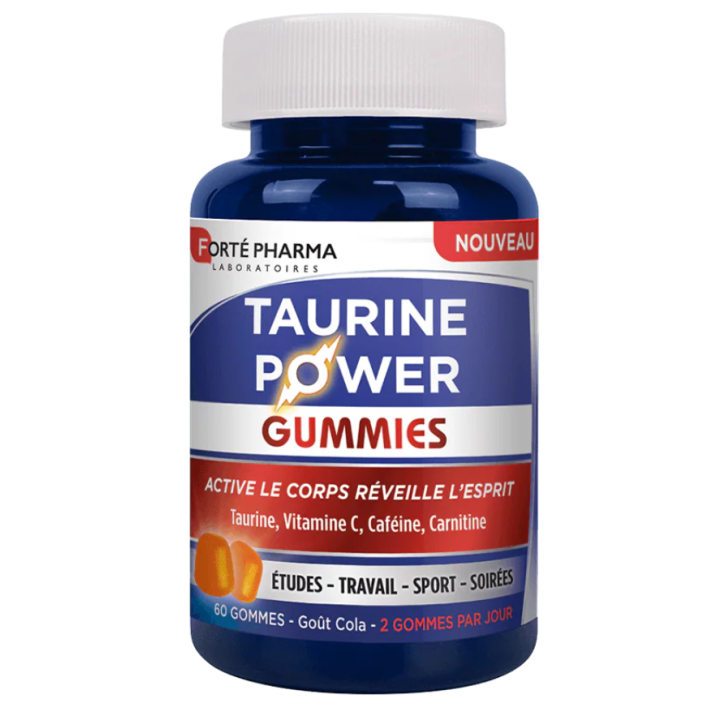Taurine Power gummies Fort&eacute; Pharma - pot de 60 gommes 