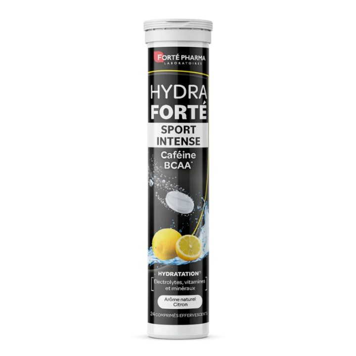 Hydra Fort&eacute; sport intense booster d'hydratation ar&ocirc;me naturel citron Fort&eacute; Pharma - 24 comprim&eacute;s effervescents